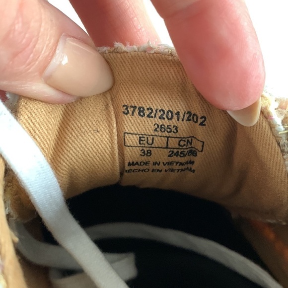 Zara Trafaluc Banana Sequin Tweed Sneakers - Picture 14 of 16